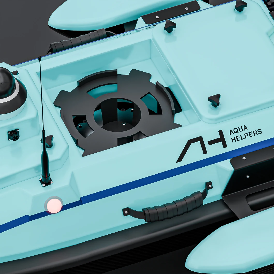Aqua Helpers KOI TURBO mounting opening in a manufacturer detail render.
