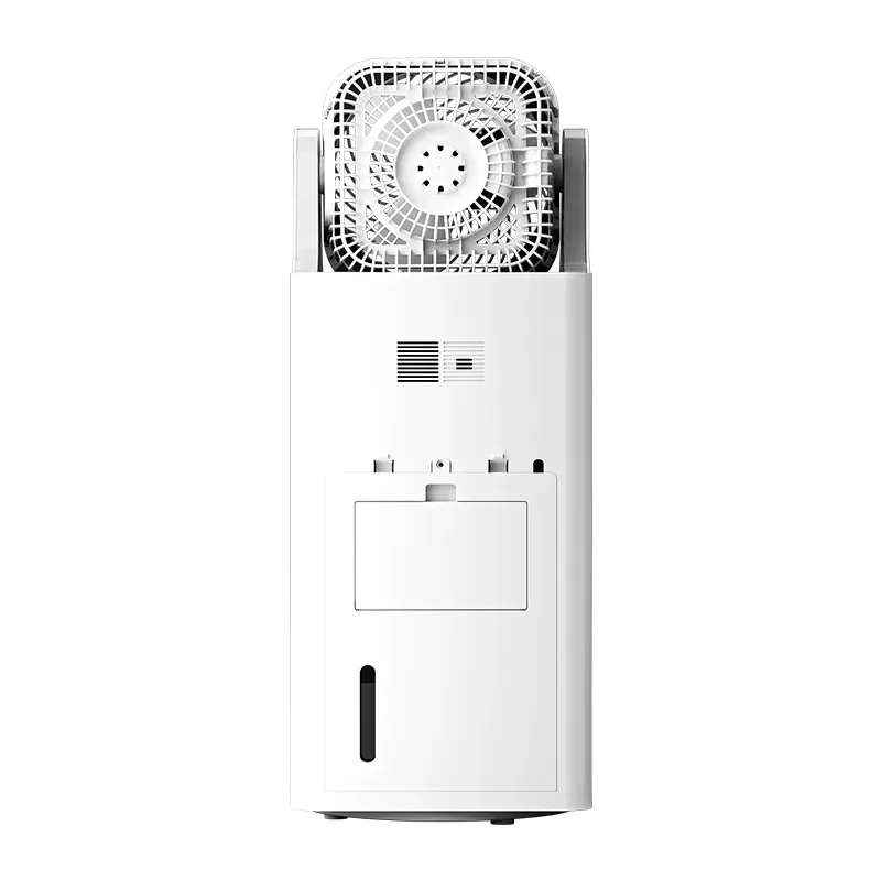 Ursprüngliche Rückansicht des WJD8060A mit Ventilatorgehäuse, hinteren Verkleidungen und Wasserstandfenster