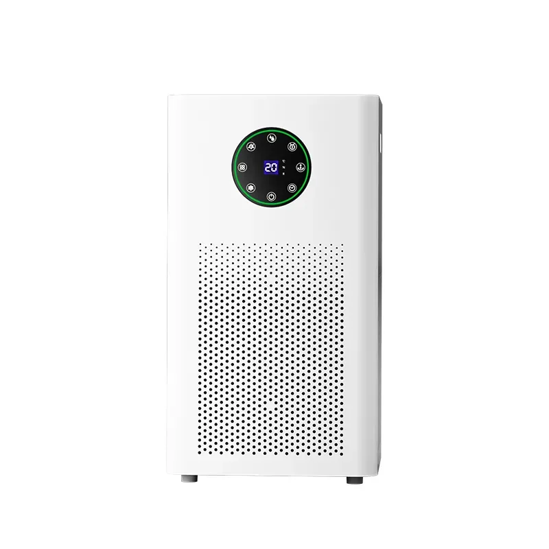 WJD8050B white air purifier with circular control panel