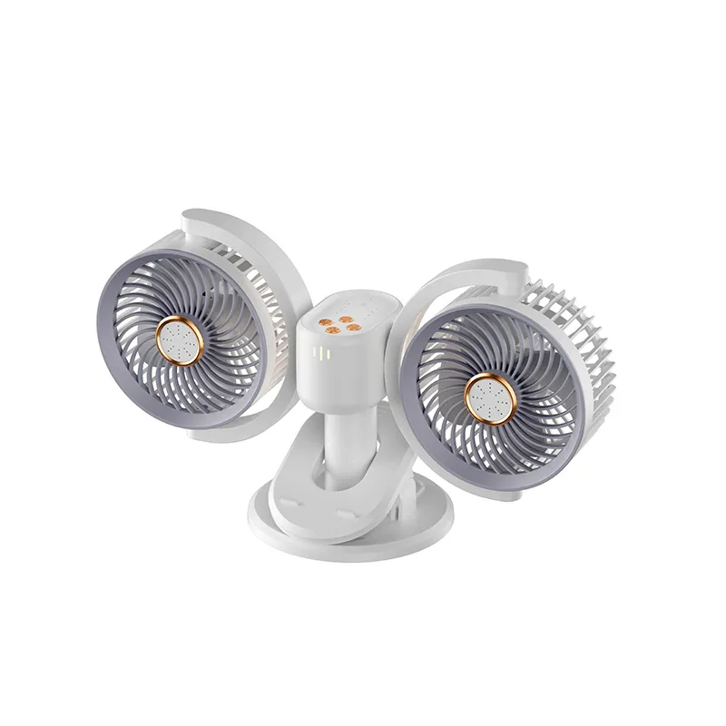 Photo d’origine du ventilateur Y6 à double tête présenté dans une disposition plus basse