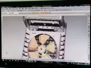 Original customization-page image of a product assembly on a design screen
